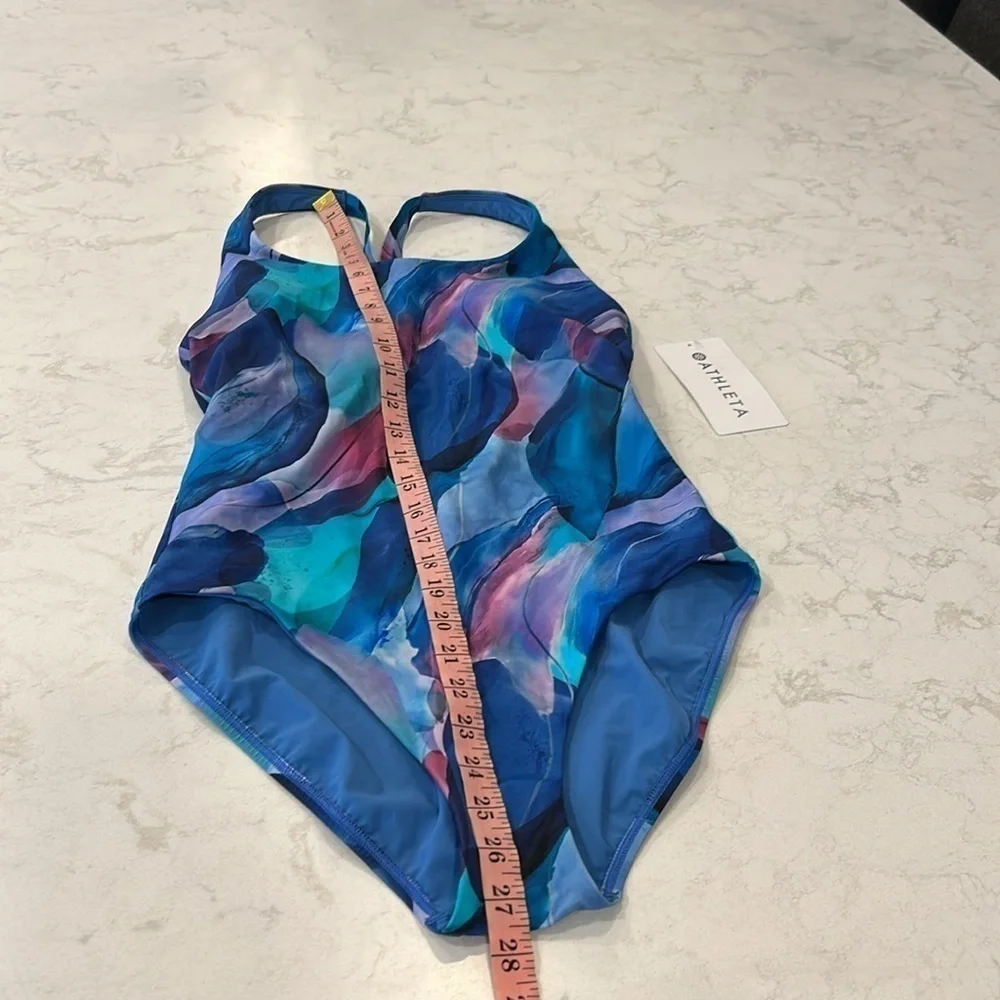 NWT Athleta Malibu Printed One Piece Swimsuit Women’s Medium